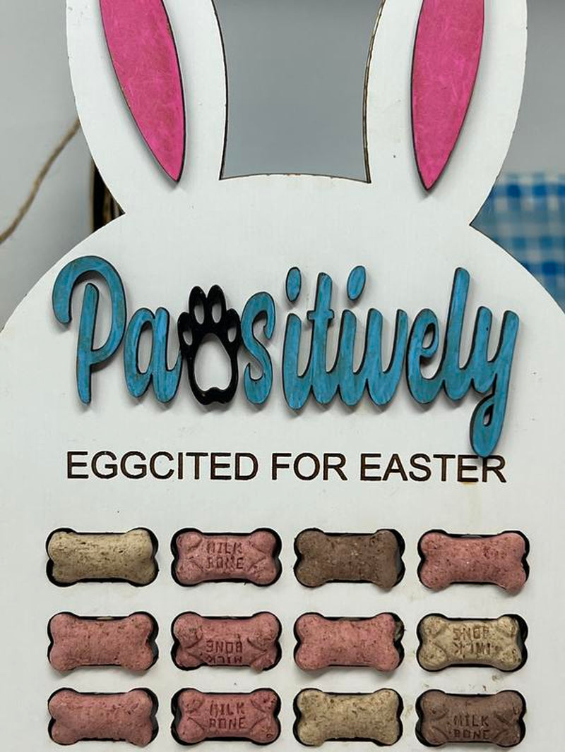 Dog Treat Easter Countdown Sign Gift for Dog Lovers