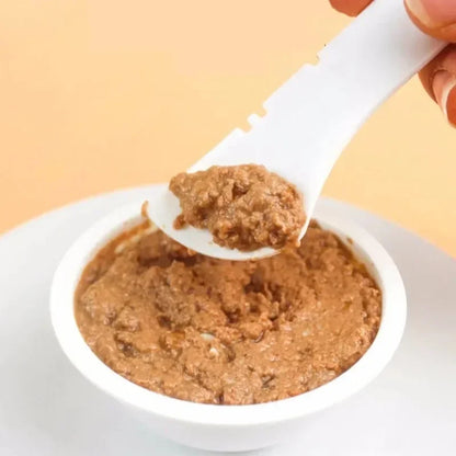 1PC Long Handled Pet Canned Food Spoon Cat Canned Food Opener Feeding Dog Stirring Dry and Wet Spoon Feeding Cat Shovel